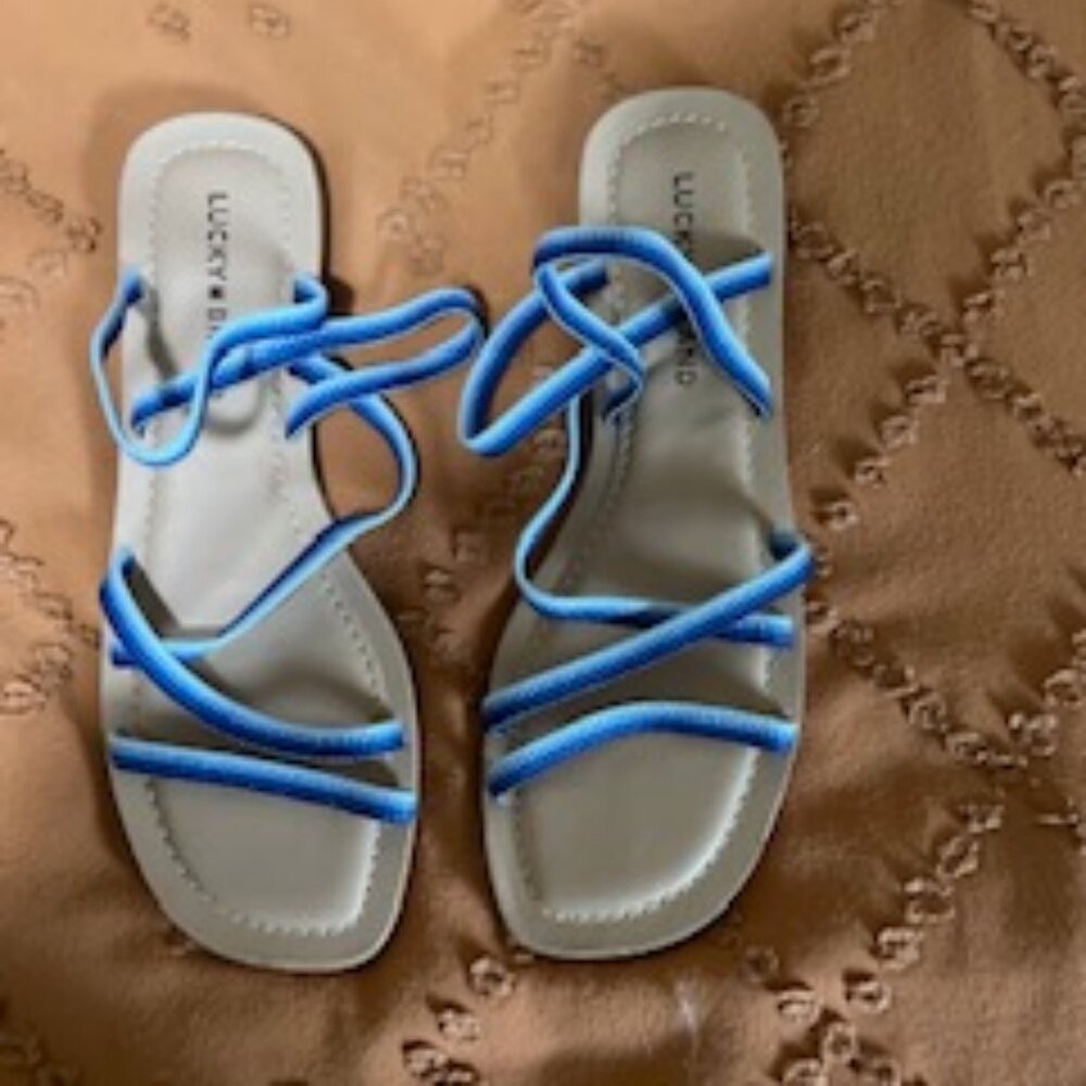 Blue Lucky Brand sandals